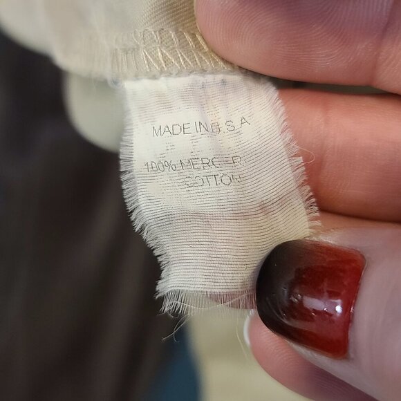 Trina‎ Turk Mid Rise Wide Leg Crop Chino Trouser Khaki Size 2 Cotton Blend - Picture 9 of 9